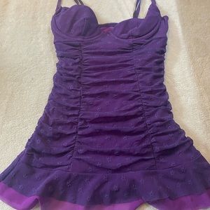 Victoria’s Secret chemise . Purple with cute little ruffles